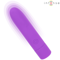 INTENSE - SYMONE VIBRADOR RECARGABLE POR USB, 8 VIBRACIONES, MORADO, 10 X 2,2 CM