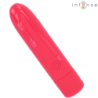 INTENSO - SYMONE VIBRADOR RECARGABLE POR USB, 8 VIBRACIONES, ROJO, 10 X 2,2 CM