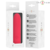 INTENSO - SYMONE VIBRADOR RECARGABLE POR USB, 8 VIBRACIONES, ROJO, 10 X 2,2 CM