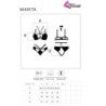 LIVCO CORSETTI FASHION - NIKRITA LC 90647 SUJETADOR + BRAGUITAS NEGRO L