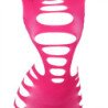 SUBBLIME - 952273 VESTIDO DE MANGA LARGA CON TEXTURA DE RED ELÁSTICA ROSA TALLA ÚNICA