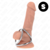 KINK - ANILLO PARA PENE DE METAL CROMADO TRIPLE DE 3,2 CM A 4,5 CM