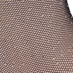 SUBBLIME - 952297 BODY DE RED BRILLANTE CON HOMBROS DESCUBIERTOS Y MANGA LARGA NEGRO TALLA ÚNICA
