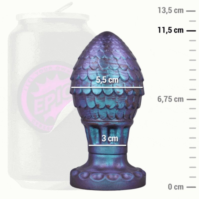 ÉPICO - TAPÓN ANAL VRAKOS DRAGON EGG TALLA M