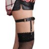 SUBBLIME - 953744 LIGUERO PUNK DE CUERO AJUSTABLE NEGRO TALLA ÚNICA