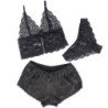 SUBBLIME - 953928 CAMISO DE SEDA Y ENCAJE + BRAGUITAS NEGRO L/XL