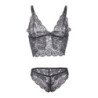 SUBBLIME - 953928 CAMISO DE SEDA Y ENCAJE + BRAGUITAS NEGRO L/XL