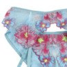 SUBBLIME - 954116 SUJETADOR + BRAGUITAS CON LIGUERO DISEÑO FLORAL AZUL L/XL