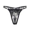 SUBBLIME - 945237 SUJETADOR + PANTIES CON LIGUERO DISEÑO FLORAL NEGRO S/M