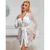SUBBLIME - 954369 CAMISÓN DE MANGA LARGA CON DISEÑO FLORAL BLANCO S/M