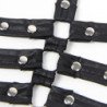 SUBBLIME - 954413 BODY DE CUERO NEGRO PARA BONDAGE L/XL