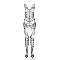 PASSION - BS 102 BODY STOCKING BLANCO TALLA ÚNICA