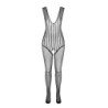 PASSION - BS 103 BODY STOCKING NEGRO TALLA ÚNICA