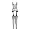 PASSION - BS 106 BODYSTOCKING NEGRO TALLA ÚNICA