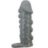 PRETTY LOVE - FUNDA REALISTA PARA EL AGRANDAMIENTO Y RETRASO DEL PENE, GRIS