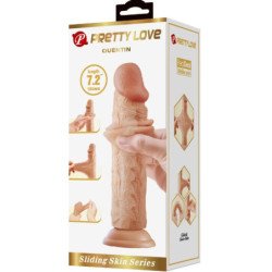 PRETTY LOVE - QUENTIN DILDO REALISTA DE 18 CM CARNE