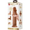 PRETTY LOVE - QUENTIN DILDO REALISTA DE 18 CM MARRÓN