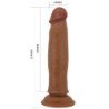 PRETTY LOVE - DILDO REALISTA KEON DE 21 CM MARRÓN