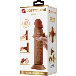 PRETTY LOVE - DILDO REALISTA KEON DE 21 CM MARRÓN