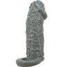 PRETTY LOVE - FUNDA REALISTA PARA EL AGRANDAMIENTO Y RETRASADO DEL PENE, MODELO 2, GRIS