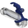 PRETTY LOVE - ANILLO VIBRATORIO DOBLE LUCHITO AZUL CONEJO