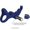 PRETTY LOVE - ANILLO VIBRATORIO DOBLE LUCHITO AZUL CONEJO