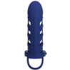 PRETTY LOVE - ANILLO VIBRADOR ALTAF CON FUNDA DE SILICONA AZUL