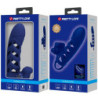 PRETTY LOVE - ANILLO VIBRADOR ALTAF CON FUNDA DE SILICONA AZUL
