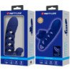 PRETTY LOVE - ALTAF ANILLO VIBRADOR CON FUNDA DE SILICONA AZUL