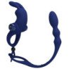 PRETTY LOVE - ANILLO VIBRADOR AYAD RABBIT CON TAPÓN AZUL