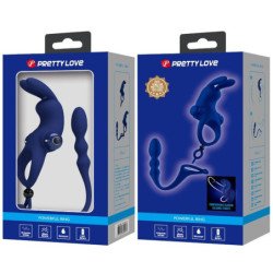 PRETTY LOVE - ANILLO VIBRADOR AYAD RABBIT CON TAPÓN AZUL