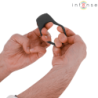 INTENSO - ANILLO VIBRADOR CLOVER PARA PENE 10 VIBRACIONES NEGRO