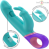INTENSO - VIBRADOR MONICA RABBIT CON ESTIMULADOR G ROTATIVO AZUL