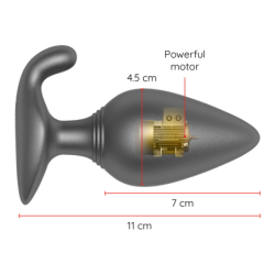 ONINDER - TAPÓN ANAL VIBRATORIO RIO NEGRO - APLICACIÓN GRATUITA