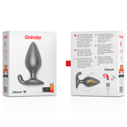 ONINDER - TAPÓN ANAL VIBRATORIO RIO NEGRO - APLICACIÓN GRATUITA