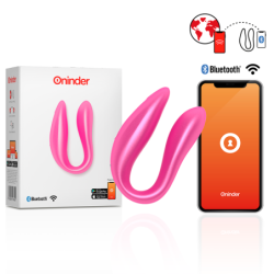 ONINDER - LISBOA PINK ESTIMULADOR DE PUNTO G Y CLÍTORIS - APLICACIÓN PINK GRATUITA