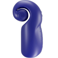 SNAIL VIBE - EVO PARA ÉL MASTURBADOR MASCULINO DESLIZANTE NROLL AZUL OSCURO
