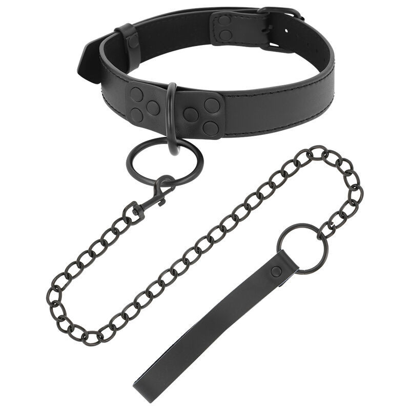 DARKEST - COLLAR NEGRO CON CADENA