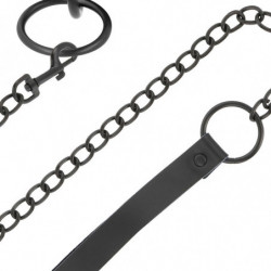 DARKEST - COLLAR NEGRO CON CADENA