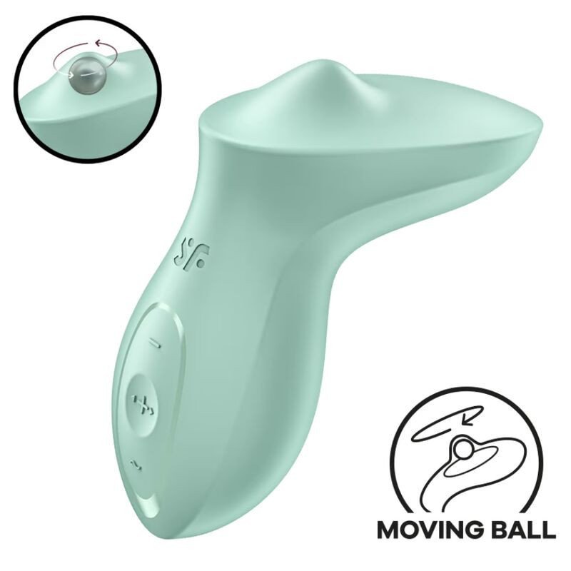 VIBRADOR DE CLÍTORIS CON INTENSIDAD DE MENTA SATISFACTORIO - EXCITERRR