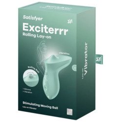 VIBRADOR DE CLÍTORIS CON INTENSIDAD DE MENTA SATISFACTORIO - EXCITERRR