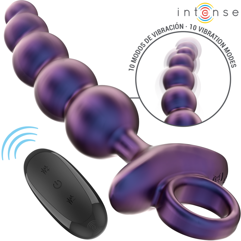 INTENSO - TITO TAPÓN ANAL VIBRATORIO MODELO 3 CON CONTROL REMOTO