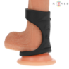 INTENSO - ANILLO PARA PENE DE SILICONA DOBLE THEO, MODELO NEGRO 3