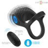 INTENSO - ANILLO DOBLE PARA PENE VIBRADOR ALEX 10 VIBRACIONES NEGRO