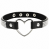 COQUETTE CHIC DESIRE - GARGANTA DE CUERO VEGANO CON CORAZÓN