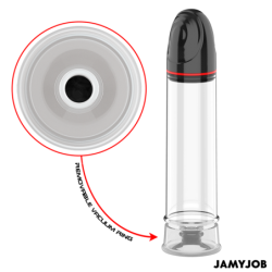 JAMYJOB - BOMBA AUTOMÁTICA XPAND CON 3 NIVELES DE SUCCIÓN, COLOR GRIS