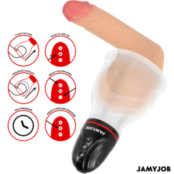 JAMYJOB - BOMBA AUTOMÁTICA PARA TESTÍCULOS XPAND LITE, 3 NIVELES DE SUCCIÓN, GRIS