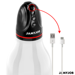 JAMYJOB - BOMBA AUTOMÁTICA PARA TESTÍCULOS XPAND LITE, 3 NIVELES DE SUCCIÓN, GRIS