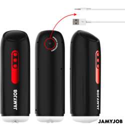 JAMYJOB - MASTURBADOR VAGINAL AUTOMÁTICO PHANTOM CON 5 MODOS DE SUCCIÓN Y EMPUJE