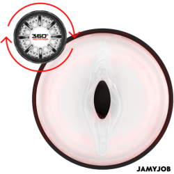 JAMYJOB - MASTURBADOR VAGINAL AUTOMÁTICO STORM CON 10 MODOS DE ROTACIÓN Y EMPUJE